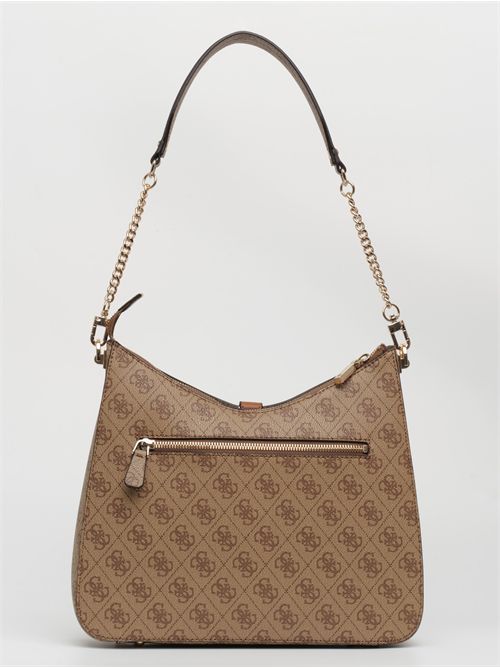 ZAMIRA HOBO SHOULDER LATTE LOGO GUESS | HWSG96 29020LTL